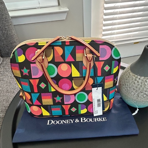 NEW! Dooney & Bourke Art Deco Zip-Zip Satchel (Original Price $308) - Picture 7 of 7
